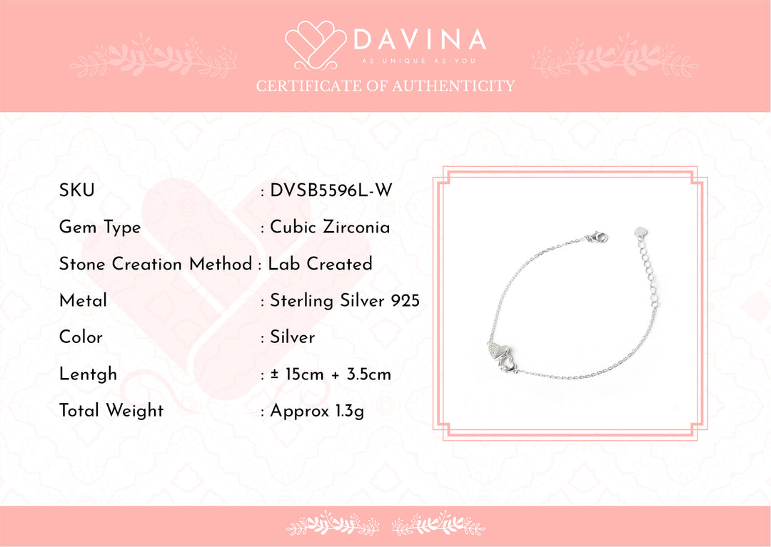 DAVINA Ladies Noella Bracelet Sterling Silver 925