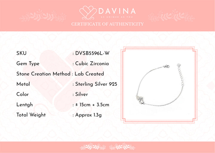 DAVINA Ladies Noella Bracelet Sterling Silver 925