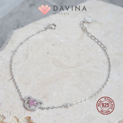 DAVINA Ladies Beary Bracelet Silver Color S925