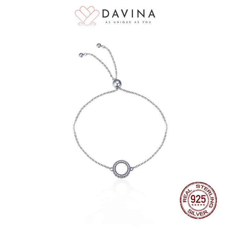 DAVINA Ladies Melanie Bracelet Sterling Silver 925