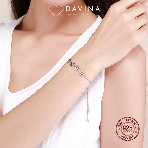 DAVINA Ladies Everly Bracelet Sterling Silver 925