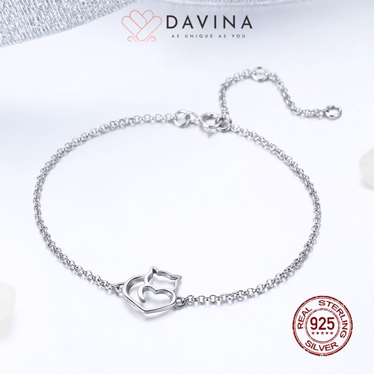 DAVINA Ladies Misty Bracelet Sterling Silver 925