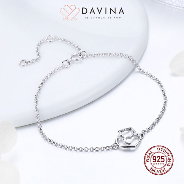 DAVINA Ladies Misty Bracelet Sterling Silver 925