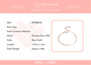 DAVINA Ladies Carissa Bracelet Rose Gold Color S925