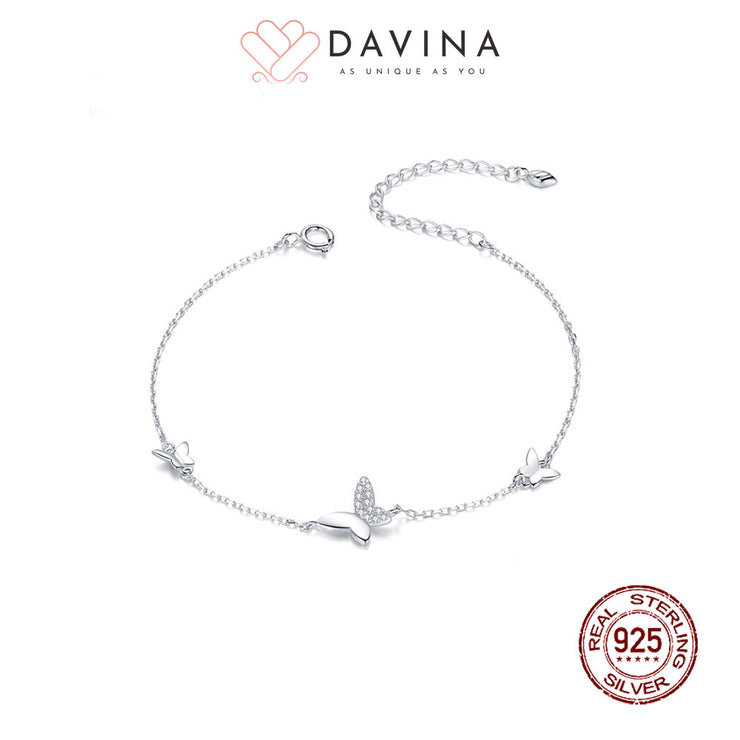 DAVINA Ladies Arabella Bracelet Silver Color S925