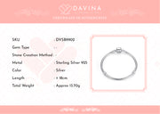 DAVINA Ladies Kaira Bracelet Sterling Silver 925