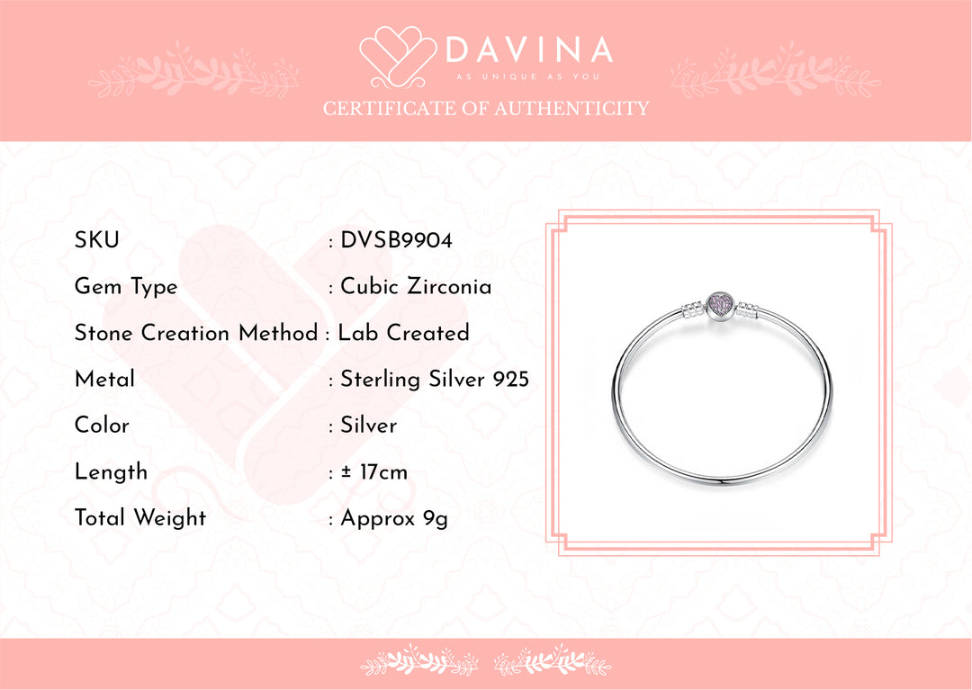 DAVINA Ladies Giselle Bracelet Sterling Silver 925