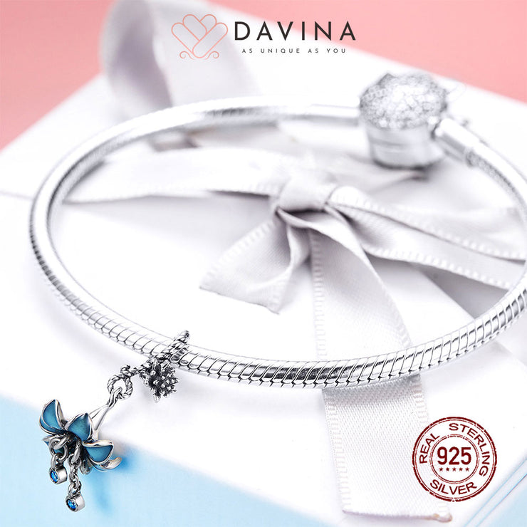 DAVINA Flora Pendant Sterling Silver 925