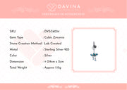 DAVINA Flora Pendant Silver Color S925