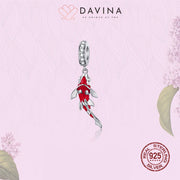 DAVINA Lucky Carp Pendant Silver Color S925