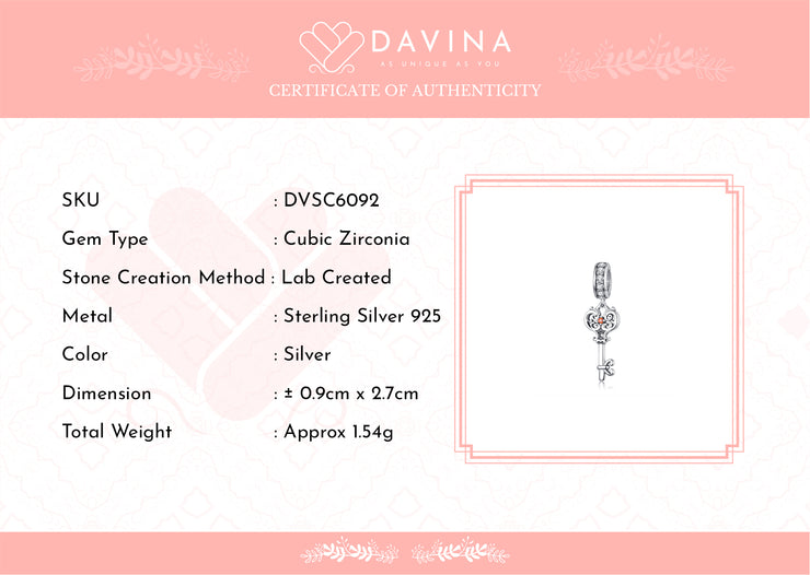 DAVINA Alexia Pendant Silver Color S925