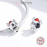 DAVINA Baby Mouse Pendant Silver Color S925