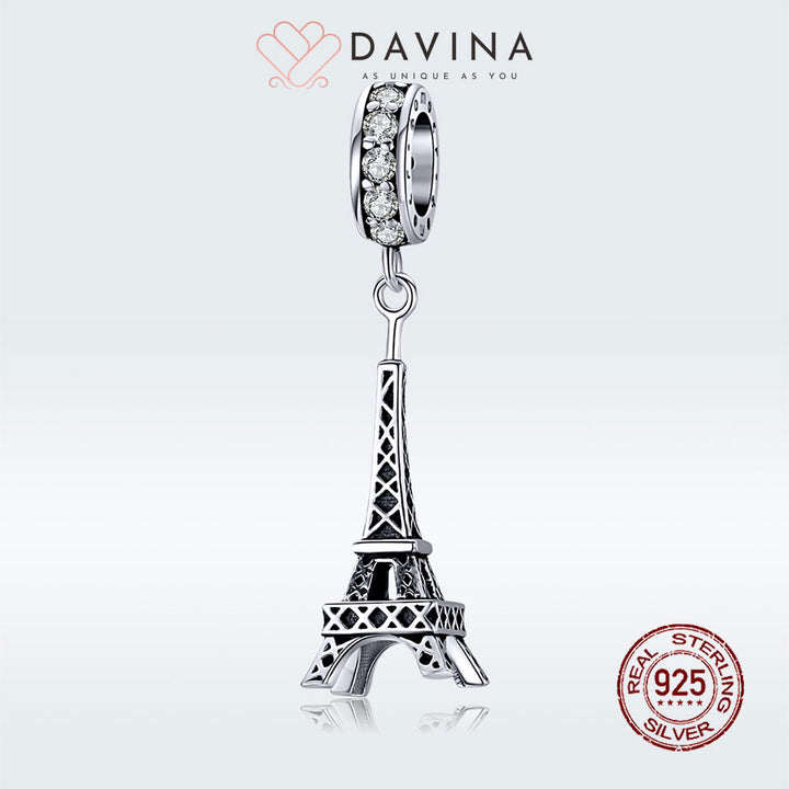 DAVINA Ladies Paris Charm Sterling Silver 925
