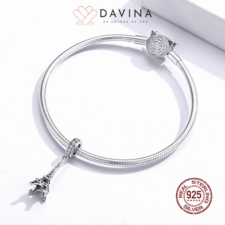 DAVINA Ladies Paris Charm Sterling Silver 925