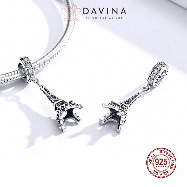 DAVINA Ladies Paris Charm Sterling Silver 925