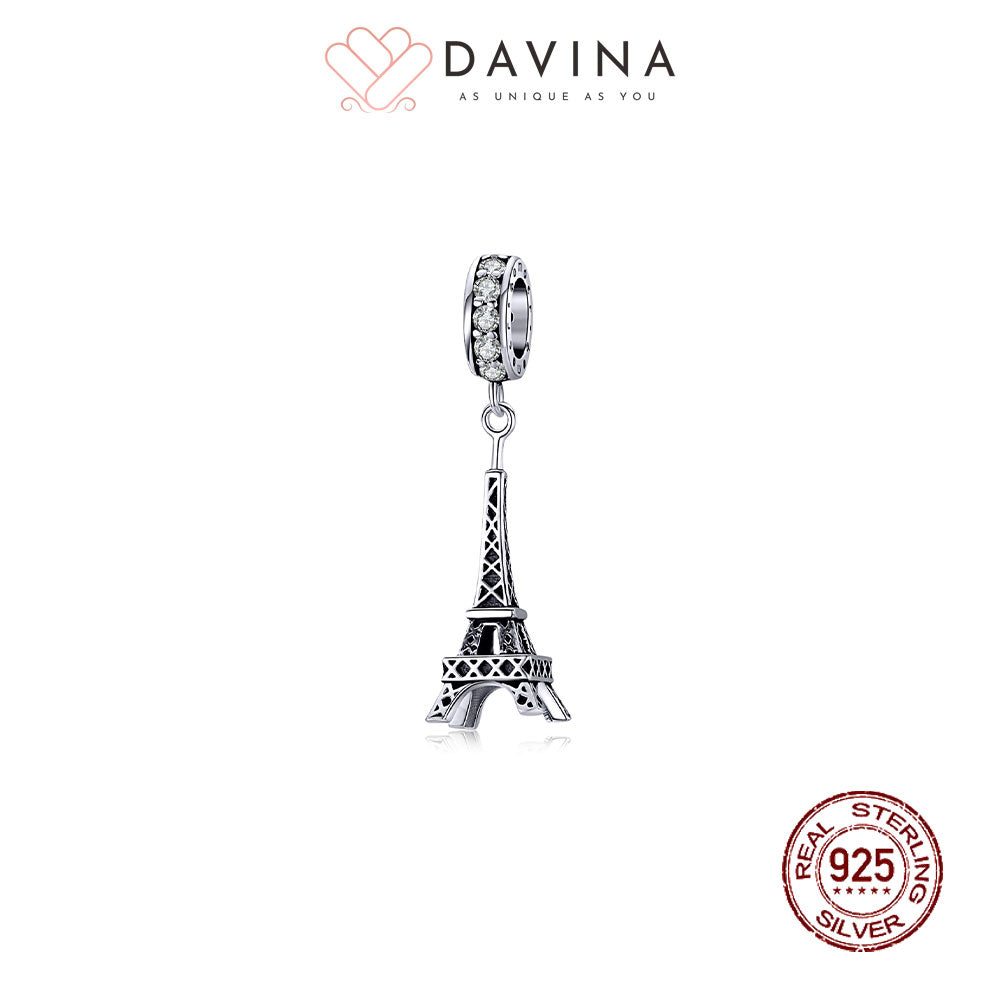 DAVINA Ladies Paris Charm Sterling Silver 925