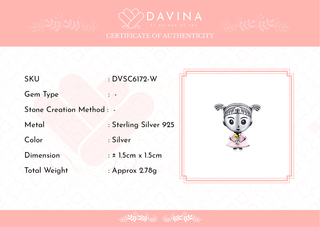 DAVINA Jelin Charm Sterling Silver 925