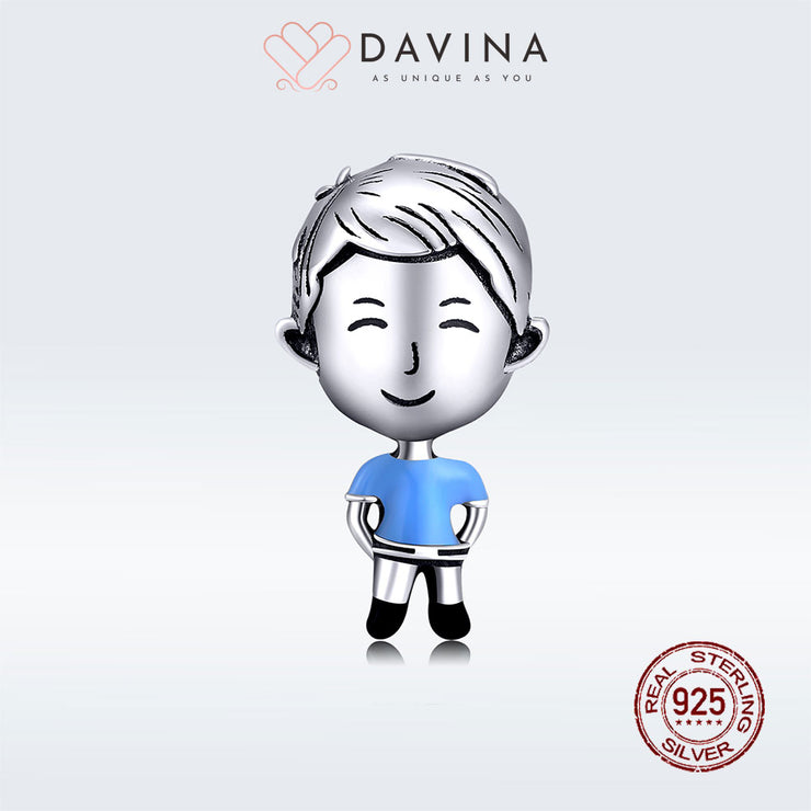 DAVINA Tristan Charm Silver Color S925