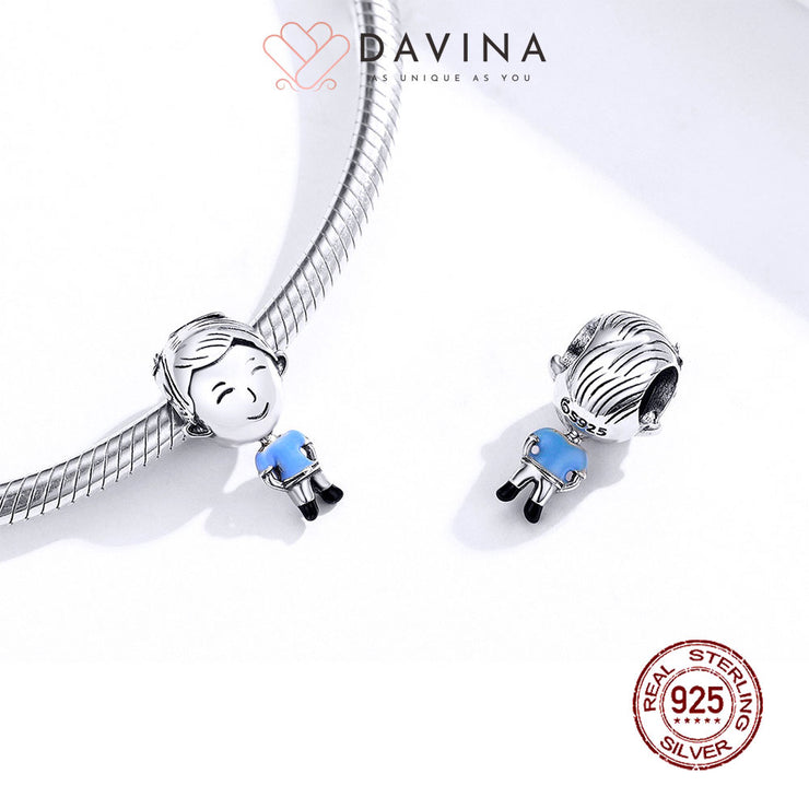 DAVINA Tristan Charm Silver Color S925