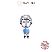 DAVINA Ladies Tristan Charm Sterling Silver 925