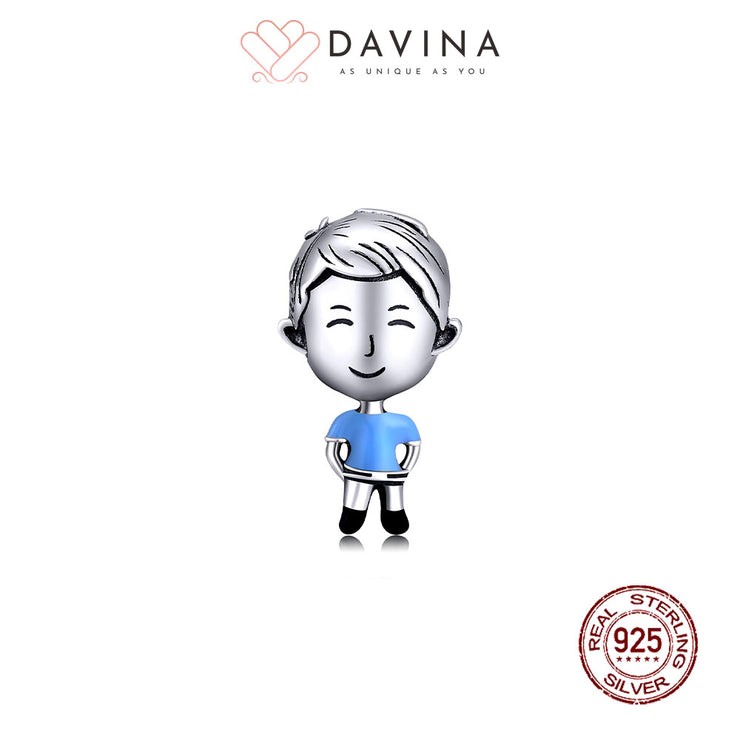 DAVINA Tristan Charm Silver Color S925