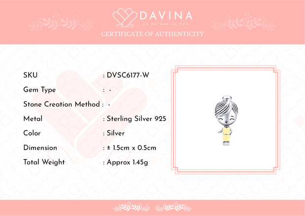 DAVINA Eisha Charm Sterling Silver 925