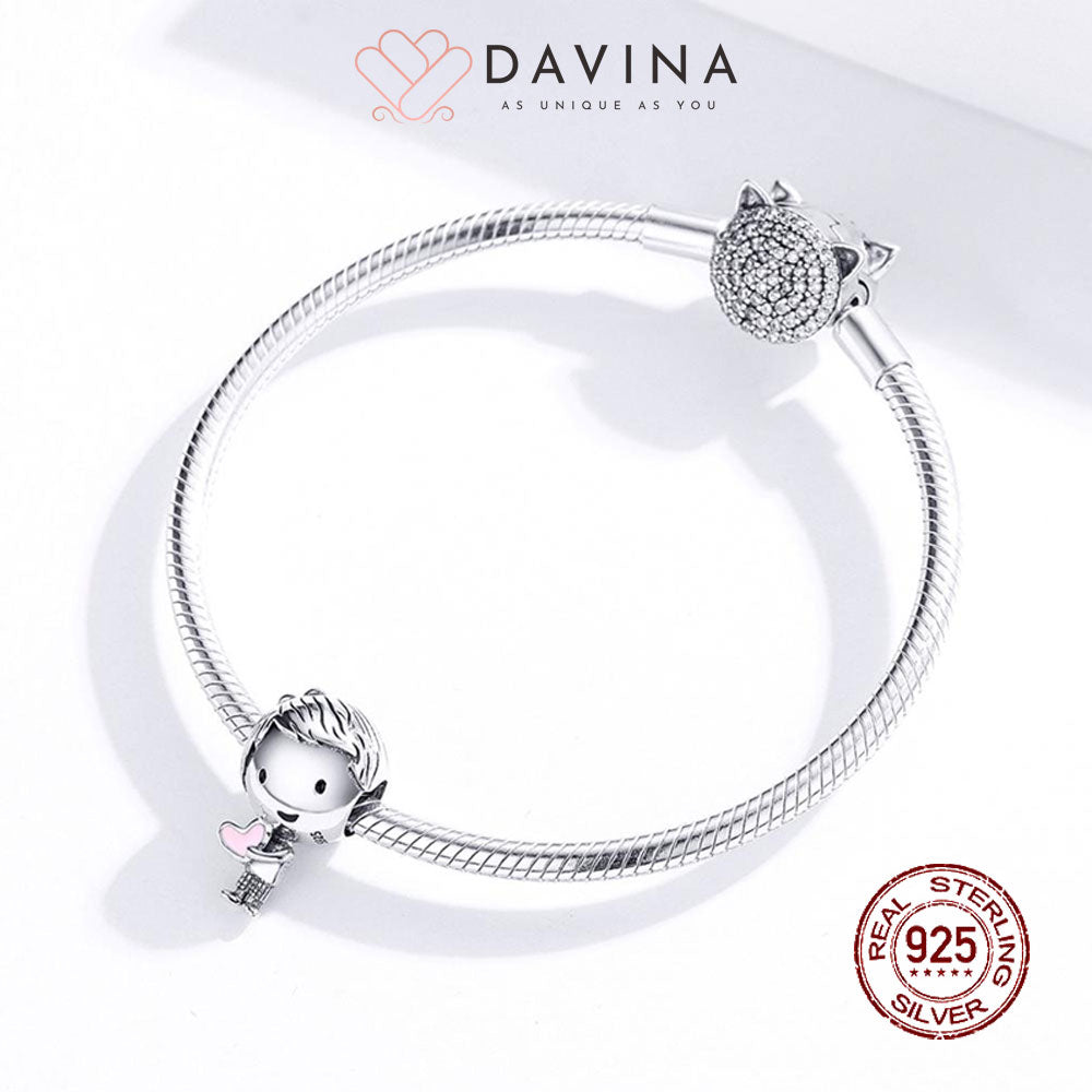 DAVINA Playmate Charm Silver Color S925