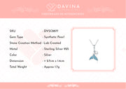 DAVINA Ladies Mermaid Charm Sterling Silver 925