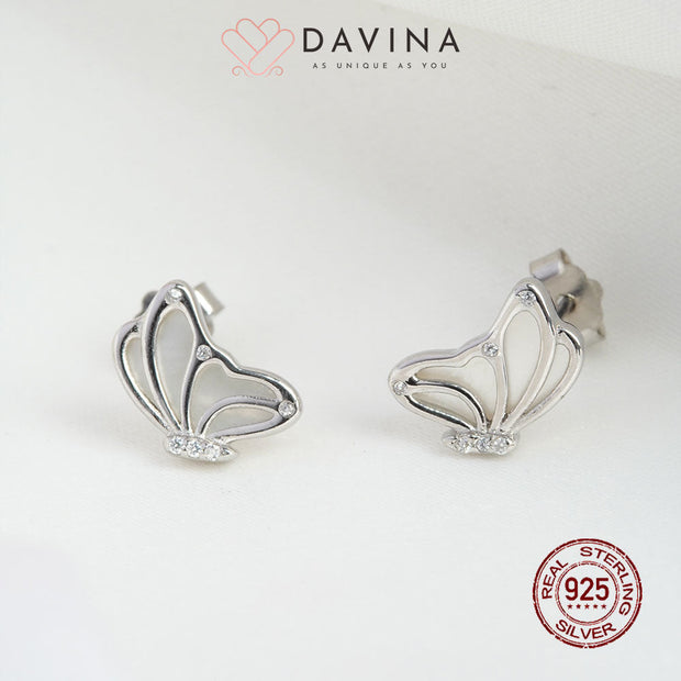 DAVINA Ladies Charlotte Earrings Sterling Silver 925