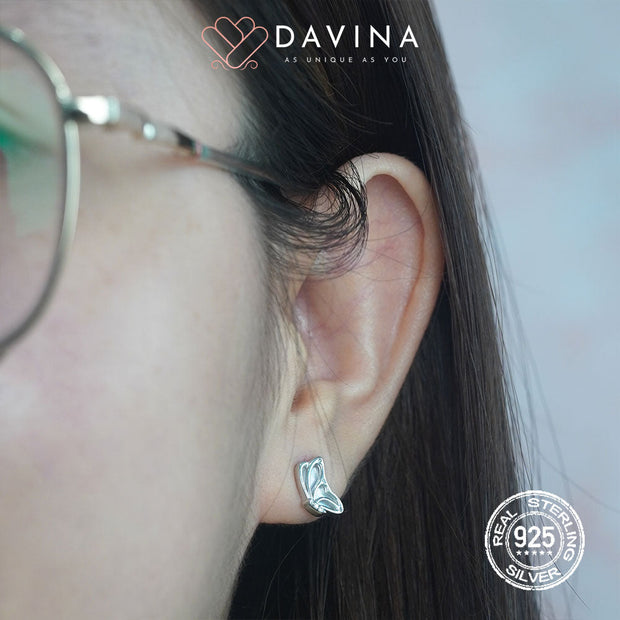 DAVINA Ladies Charlotte Earrings Silver Color S925