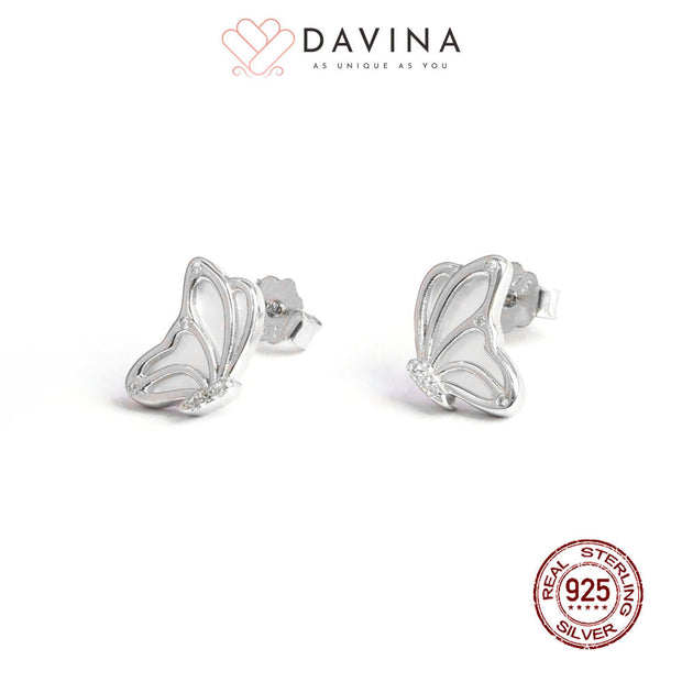 DAVINA Ladies Charlotte Earrings Sterling Silver 925