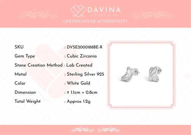 DAVINA Ladies Charlotte Earrings Sterling Silver 925