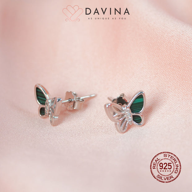 DAVINA Ladies Effie Earrings Silver Color S925