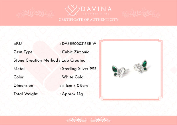 DAVINA Ladies Effie Earrings Sterling Silver 925