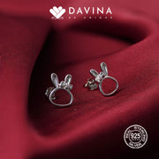 DAVINA Ladies Rarita Earrings Silver Color S925