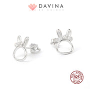 DAVINA Ladies Rarita Earrings Silver Color S925