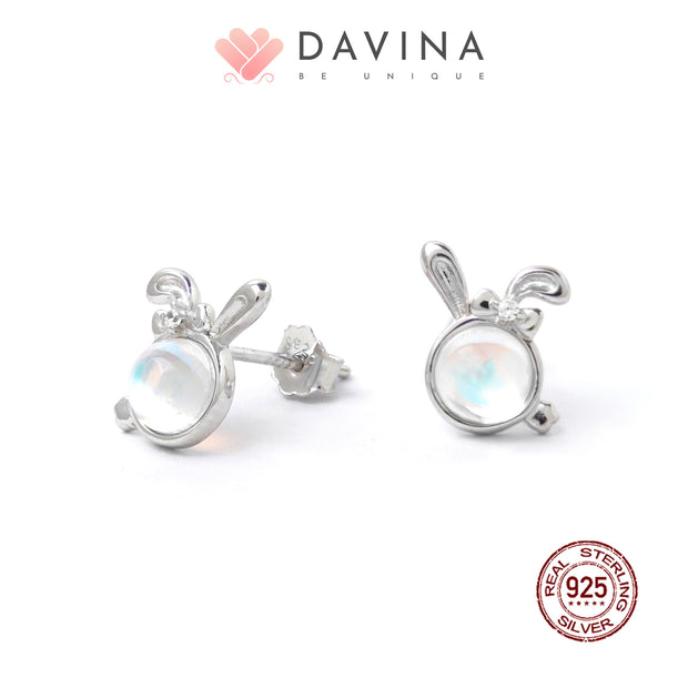 DAVINA Ladies Maggie Earrings Sterling Silver 925