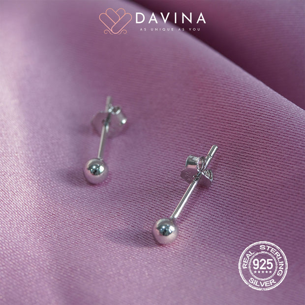 DAVINA Ladies Onie Earrings Sterling Silver 925
