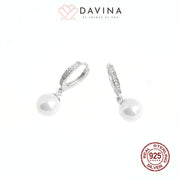DAVINA Ladies Ocena Earrings Silver Color S925