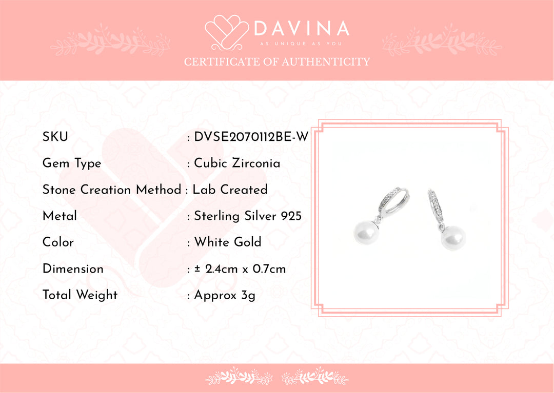 DAVINA Ladies Ocena Earrings Sterling Silver 925