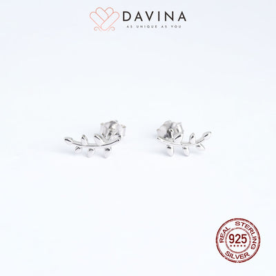 DAVINA Ladies Geona Earrings Silver Color S925