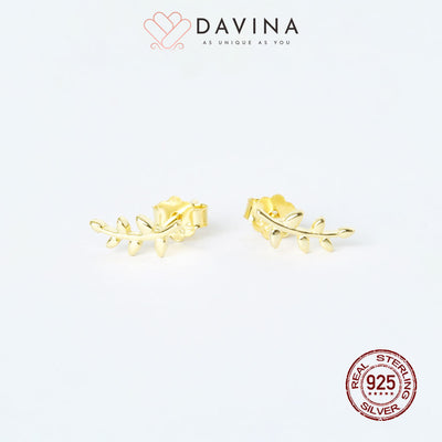 DAVINA Ladies Geona Earrings Gold Color S925