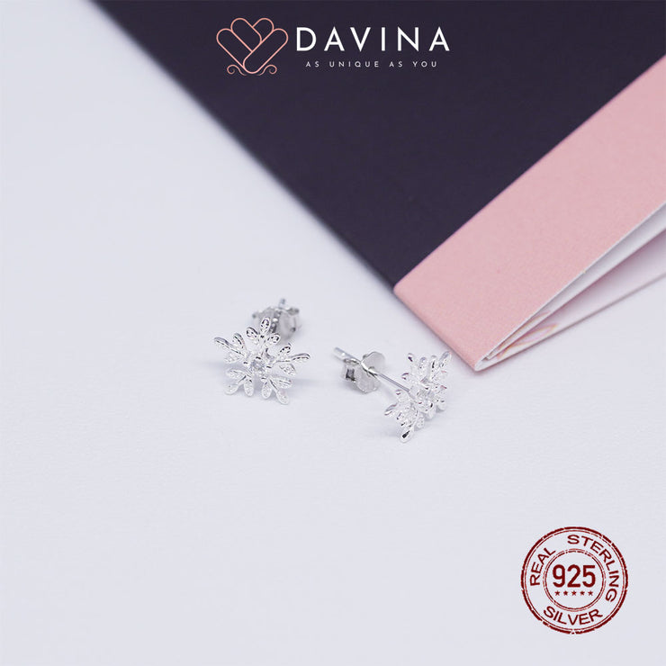 DAVINA Ladies Stella Earrings Sterling Silver 925