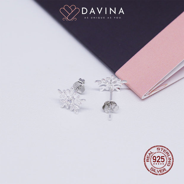 DAVINA Ladies Stella Earrings Sterling Silver 925