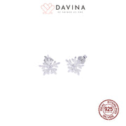 DAVINA Ladies Stella Earrings Sterling Silver 925