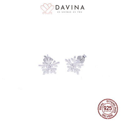 DAVINA Ladies Stella Earrings Silver Color S925