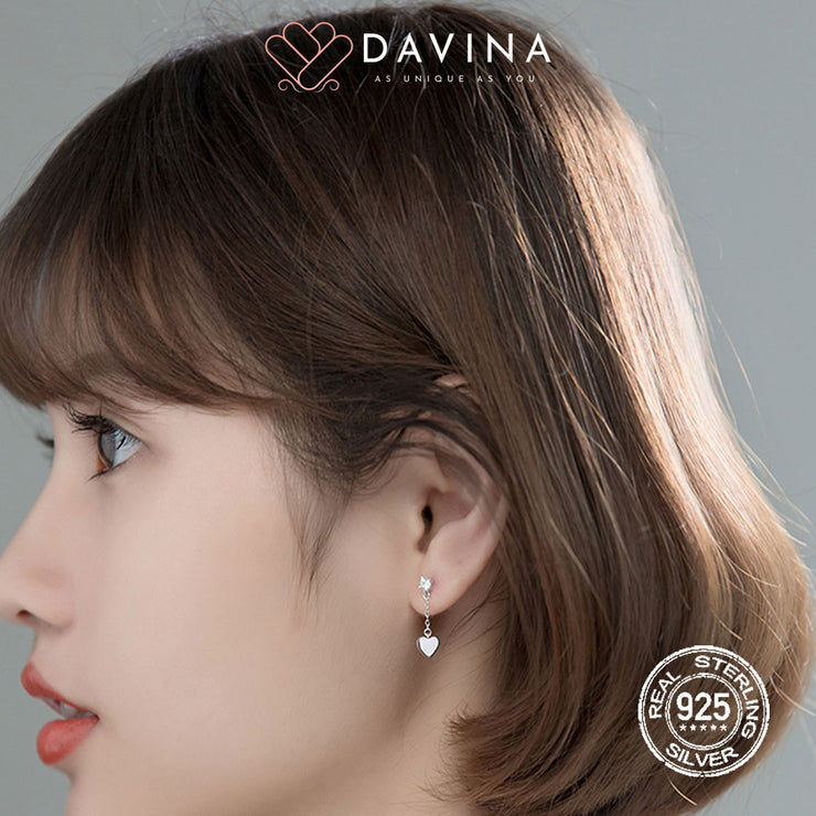 DAVINA Ladies Tarisa Earrings Sterling Silver 925