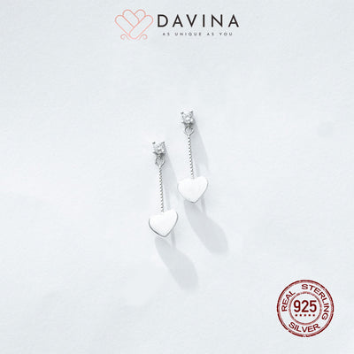 DAVINA Ladies Tarisa Earrings Silver Color S925
