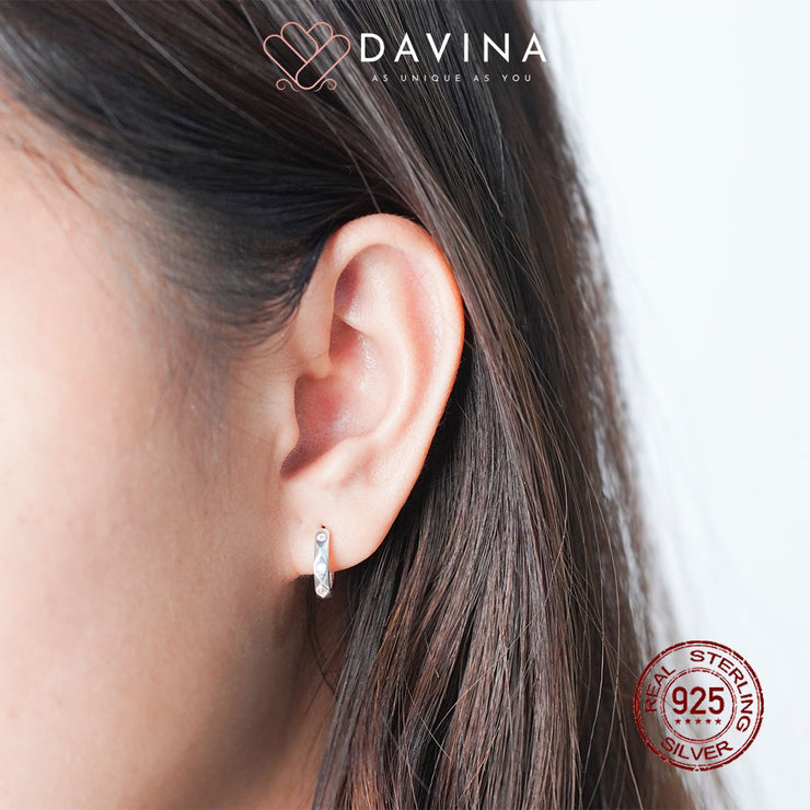 DAVINA Ladies Lara Earrings Sterling Silver 925