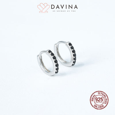 DAVINA Ladies Belva Earrings Silver Color S925